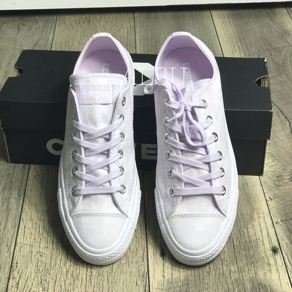 NWT Converse Ctas OX Velvet Barely Grape W AUTHENT - Picture 4 of 7